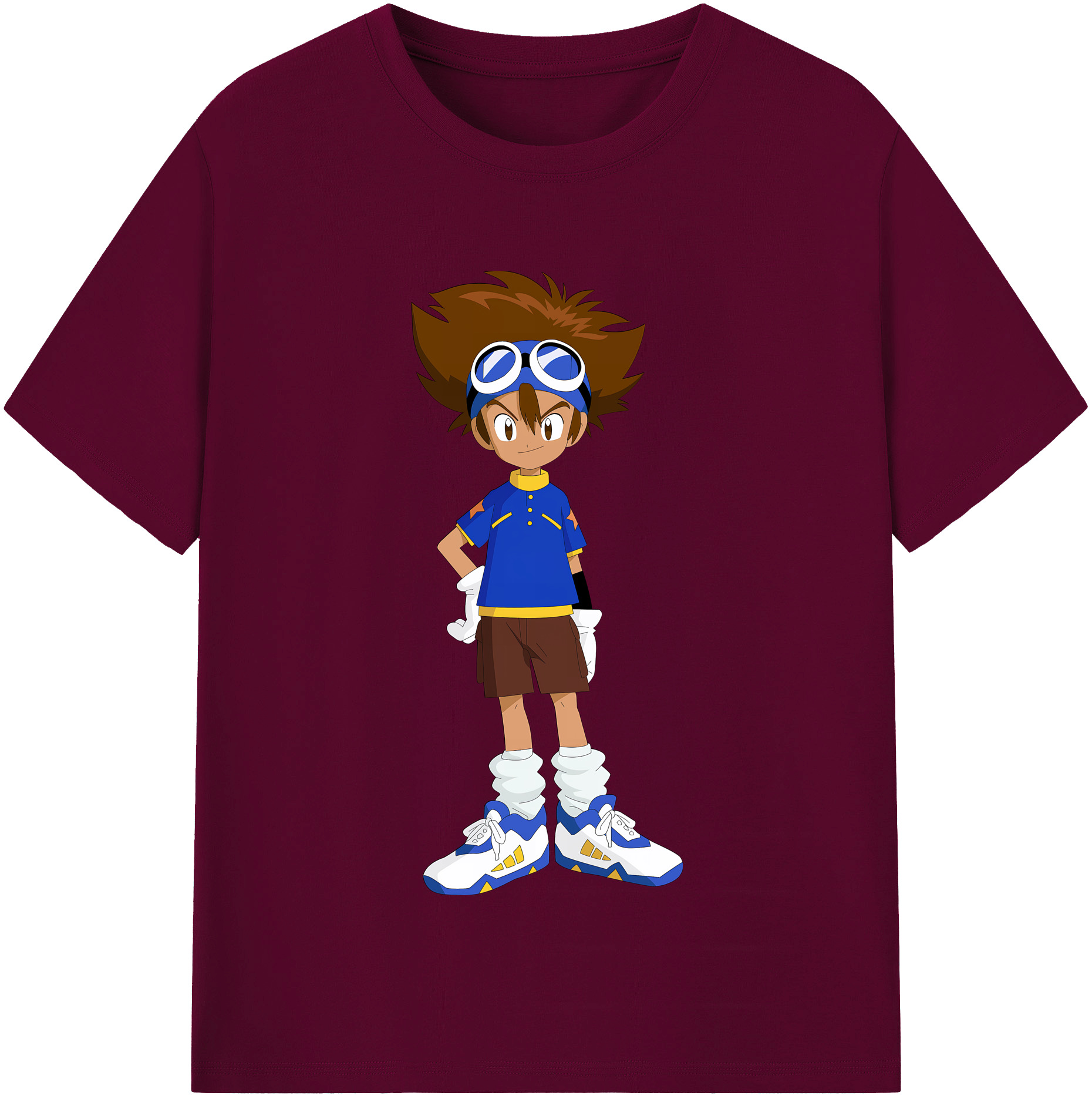 （画像用） Digimon デジタルモンスター/デジモン レディースカジュアルプリントTシャツ（綿100％）